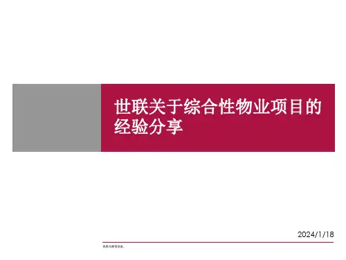 房地产综合性物业项目营销研究报告