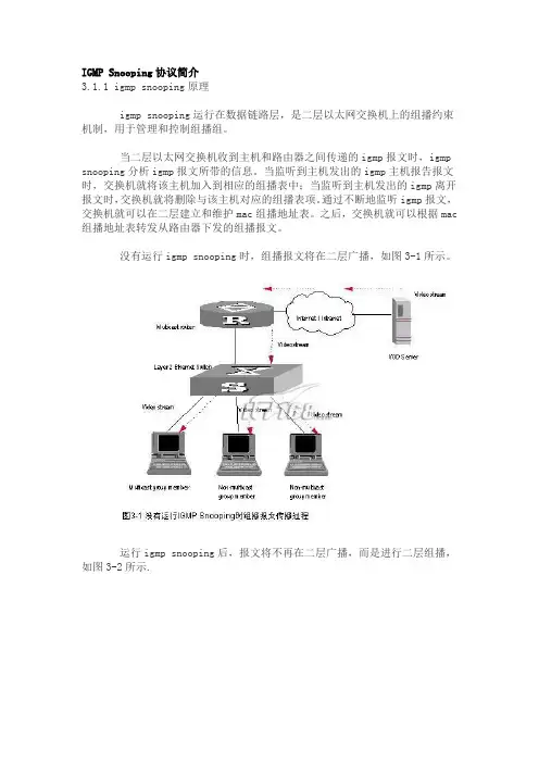 IGMP Snooping协议简介