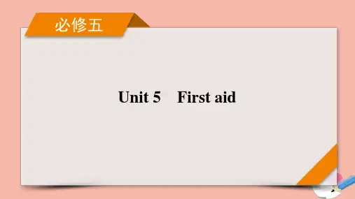 高考英语一轮总复习必修5Unit5Firstaid课件新人教版