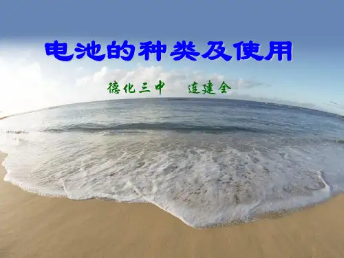 电池的种类及使用