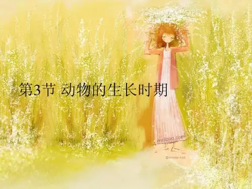 1.3动物的生长时期第一课时