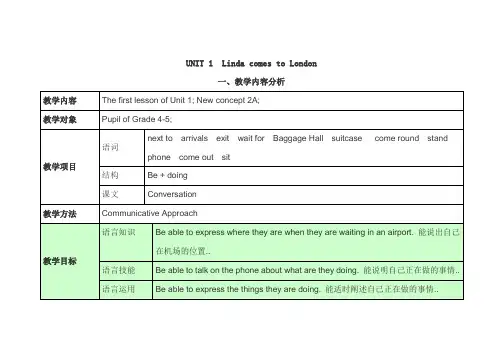 青少版新概念AUNIT教案