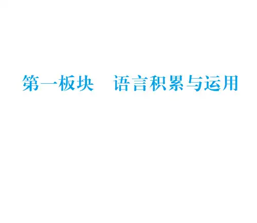 中考语文总复习课件：专题二词语的理解与运用(共97张PPT)