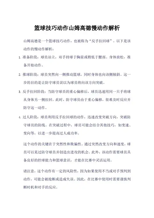 山姆高德慢动作解析