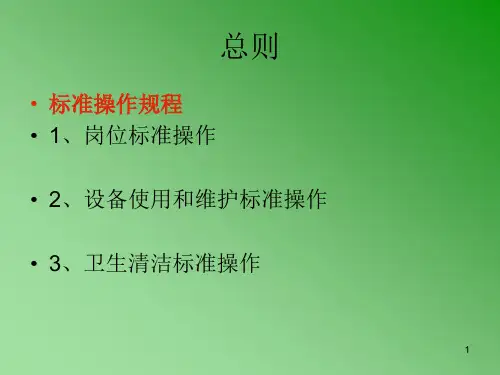药品生产培训PPT课件