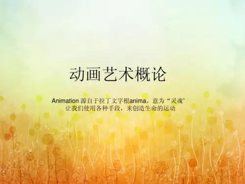 动画,视频导论