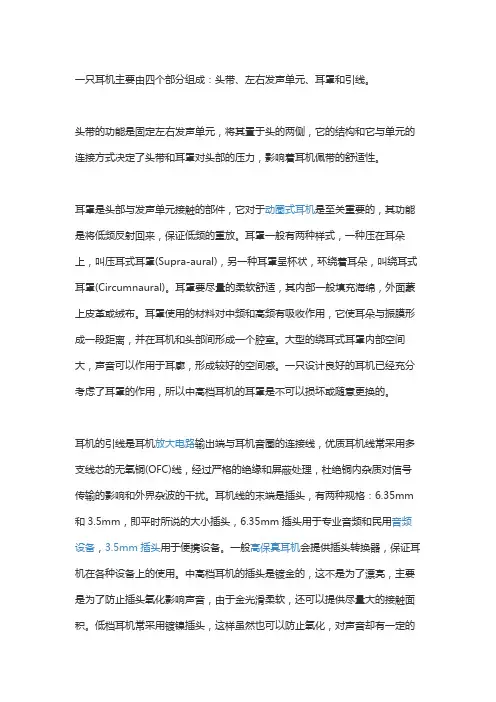耳机构造讲解