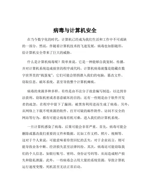 病毒与计算机安全