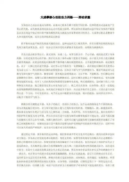 大成拳核心功法功力训练.pdf