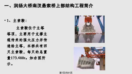 润扬大桥上部结构安装施工组织与施工工艺PPT课件