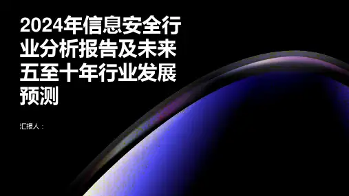 2024年年信息安全行业分析报告及未来五至十年行业发展报告