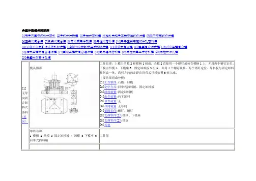 典型冲裁模具图形库