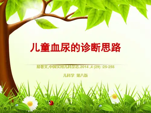 儿童血尿诊断思路2015年