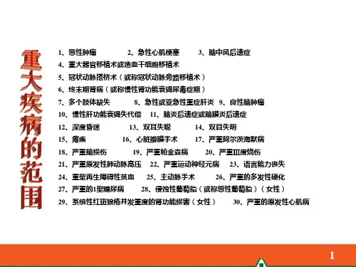 重疾详解PPT课件