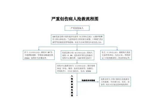 创伤中心救治流程
