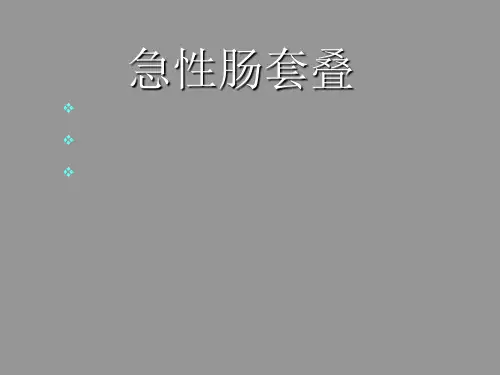 肠套叠