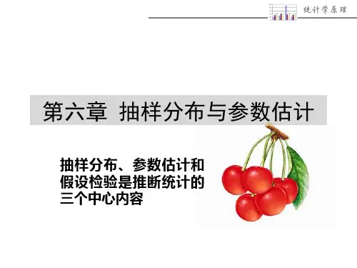 抽样分布与参数估计