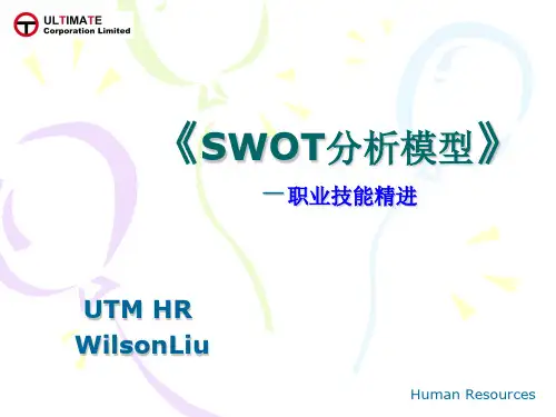 SWOT分析模型-中英文版