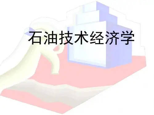 07石油技术经济学