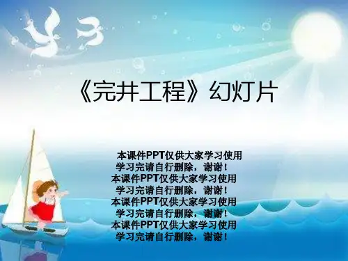 《完井工程》幻灯片