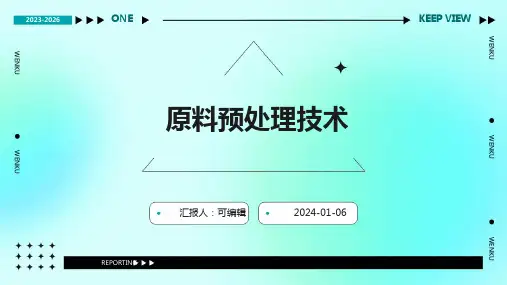 原料预处理技术