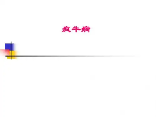 宠物源人兽共患病——疯牛病讲义