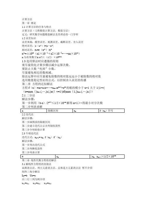 计算方法