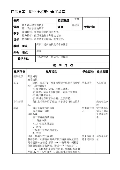 林果生产技术教案222