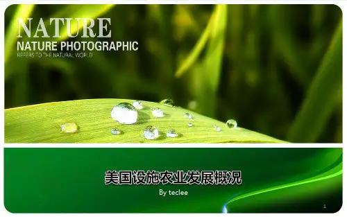 美国设施农业ppt课件