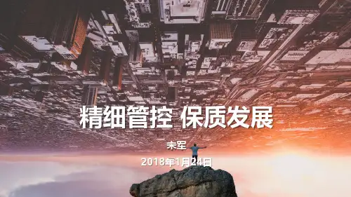 碧桂园地产集团  区域总年终总结汇报 -集团年会PPT《精细管控保质发展》