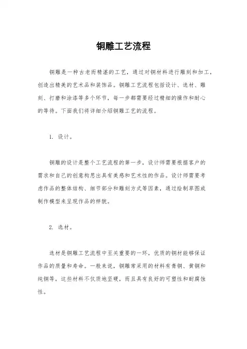 铜雕工艺流程