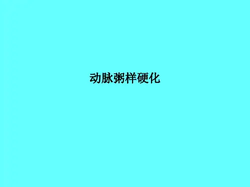 动脉粥样硬化PPT课件