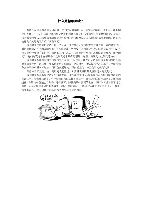 什么是精细陶瓷？
