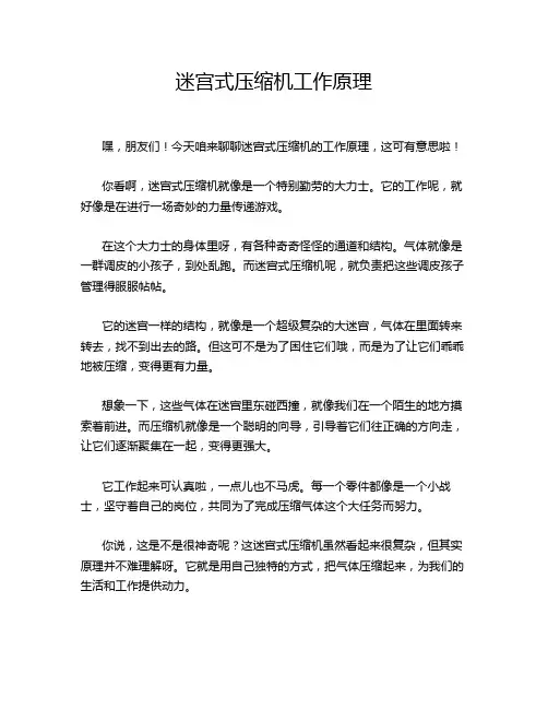 迷宫式压缩机工作原理