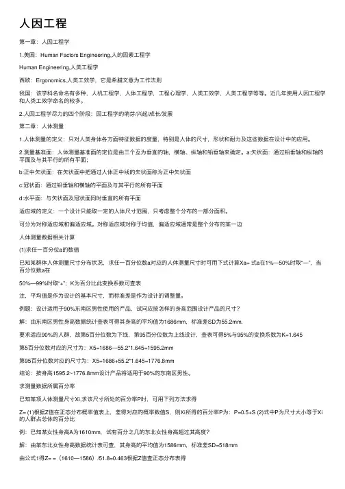 人因工程——精选推荐