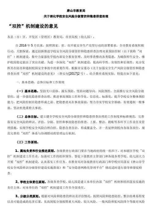 (完整版)双控机制建设