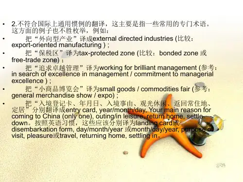 中国人最容易犯的英汉翻译错误共16页文档