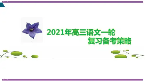 高考语文一轮复习讲座PPT精品课件