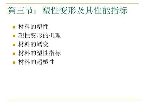 材料塑性