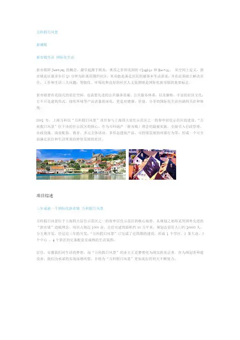 万科假日风景.doc