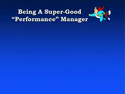 Performance Management绩效管理