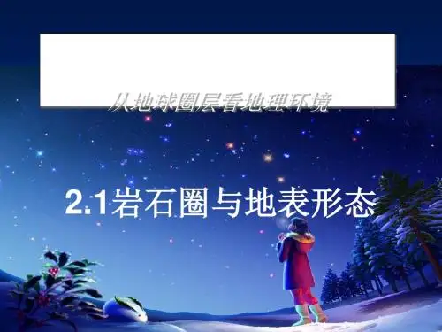 岩石圈和地表形态ppt