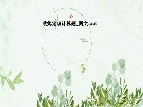 欧姆定理计算题_图文