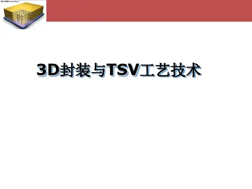 3D封装与硅通孔TSV工艺技术