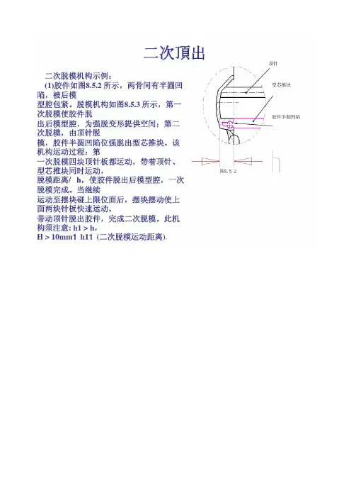 最全的模具二次顶出
