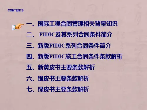 FIDIC新版合同条件解读与应用---已读---perfect