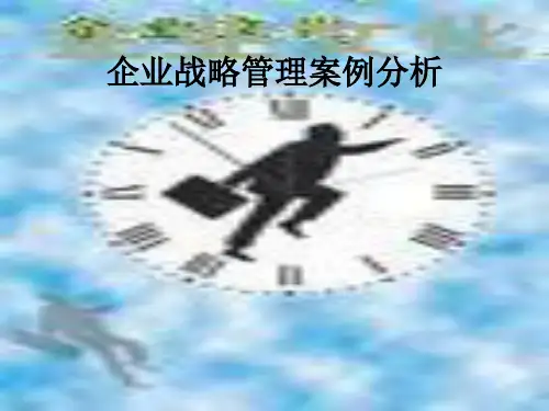 蒙牛企业战略管理案例分析(ppt 14)