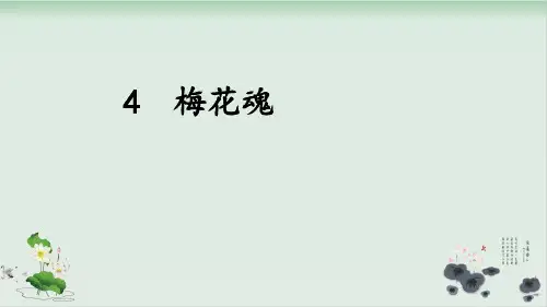 五年级下册语文课件PPT：梅花魂 人教部编版2