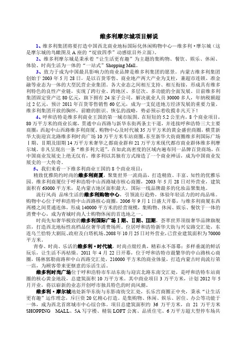 摩尔城项目解说资料