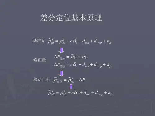 差分定位基本原理详解ppt课件